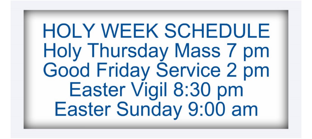 Holy Week